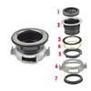 Operitacx Waste Disposer Replacement Nut for Kitchen Waste Disposal (Alloy