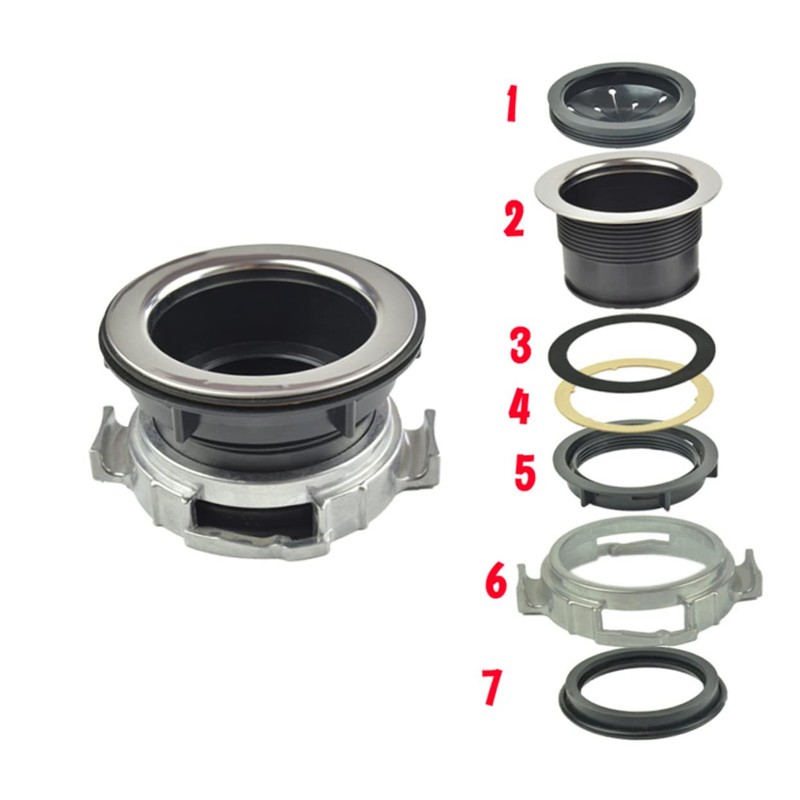 Operitacx Waste Disposer Replacement Nut for Kitchen Waste Disposal (Alloy