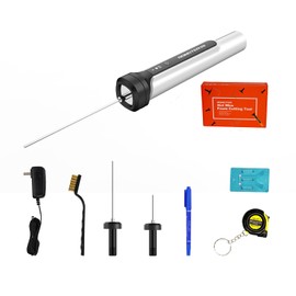 RONGTER 3 in 1 Foam Cutter Kit, White Foam Cutter Electric Foam Cutting Tool,Heated Foam Carving Knife Kit.