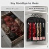 8PCS Wig Storage Bags with Hanger Hair Extension Holder Wig