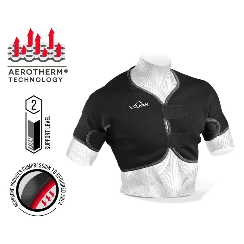 Vulkan Classic Full Shoulder Support, Medium, For Tendonitis, Bursitis, &