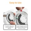 TAYMATIC Mechanical Indoor Plug in Timer with Trippers,