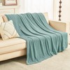 EMME Muslin Cotton Fleece Twin Blanket Reversible - 60"*80" Teal