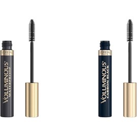 L'Oreal Paris Voluminous Original and Voluminous Carbon Black Mascaras, 0.28 and 0.26 Fl Oz