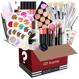 MKNZOME Professional Make-Up Sets, 36 Pieces Makeup Set with Makeup Bag Vanity Case Girls Filled Women Makeup Palettes Cosmetic Eyeshadow Lip Gloss Birthday Christmas Gift Set