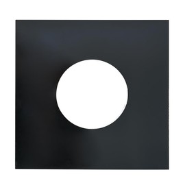 sdroceRyaM 7 inch Record Sleeves Anti-Static EP Jacket Covers with Hole Vinyl Record Paper Sleeves Acid-Free Protection Covers for 7'' Record Vinyl, 10 Pack (Black)