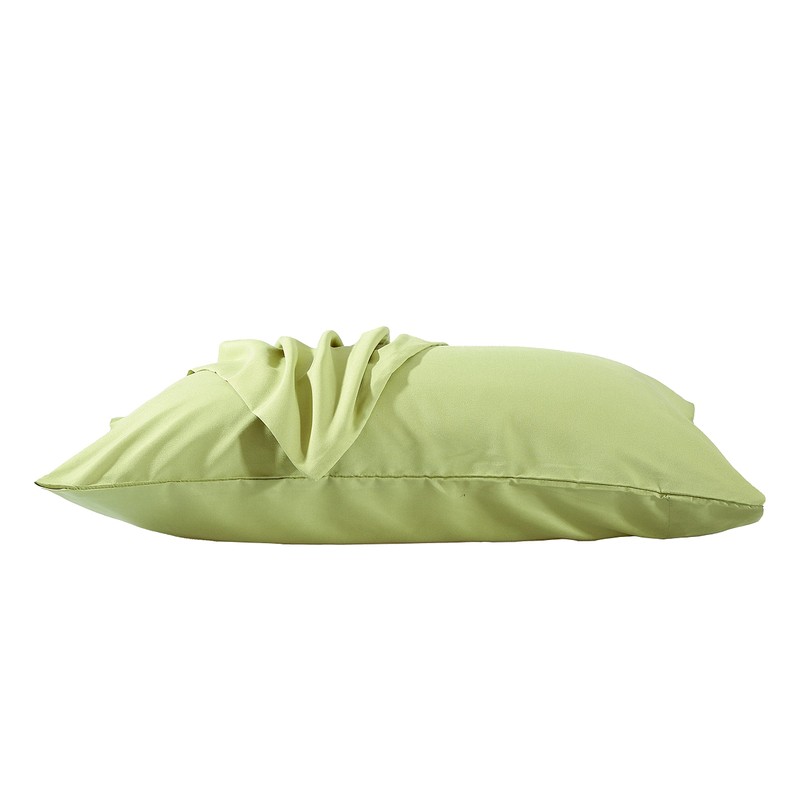 EVOLIVE Ultra Soft Brushed Microfiber Standard Size 20"x30" Pillowcases Pair
