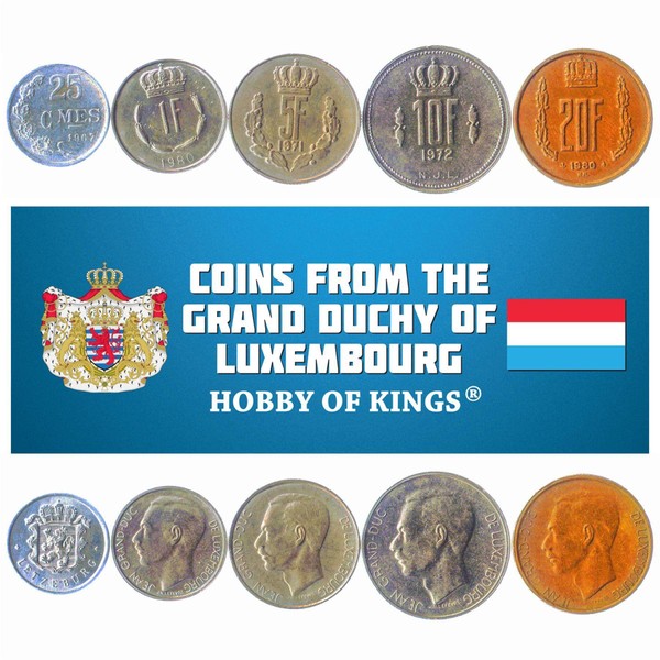 HOBBY OF KINGS 3 Coins from Luxembourg | Luxembourger Coin