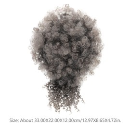 WOONEKY Women's Afro Puff Ponytail Extension Drawstring Ponytails Curly Hair Pieces Easy Clip Styling