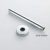 KIBI Circular 8 Inch Chrome Finish Ceiling Mounted Shower Arm