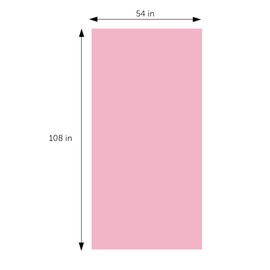 DecorRack 2 Rectangular Tablecloths BPA-Free Plastic, 54 x 108 inch, Dining Table Cloth, Rectangle Table Cover for Parties, Picnic, Camping and Outdoor, Disposable or Reusable, Light Pink (2 Pack)
