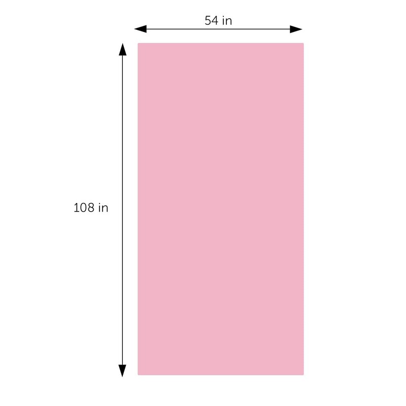 DecorRack 2 Rectangular Tablecloths BPA-Free Plastic, 54 x 108 inch,