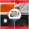 ADCARLIGHTS Headlights Compatible with 2006 2007 2008 2009 2010 Ford