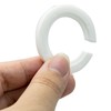 10 Pack E27 to E14/B22 Plastic Lamp Shade Ring Converter,