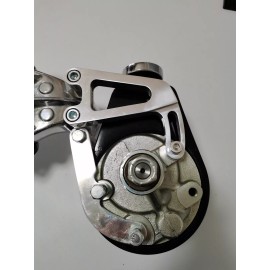 Rodspeedracing Small Block Chevy 350 Polishing Aluminum Power Steering Bracket Long Water Pump