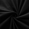 Hafaa Black Pillowcases 2 Pack Brushed Microfiber Plain Pillow Cases