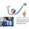 R1234YF Charging Hose with Gauge Kits, R-1234YF Adapter 1/2 LH