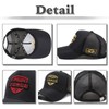 White Fang CZA027 Embroidered Mesh Cap, Casual Design, Stylish, Men's,