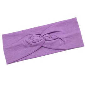 Elastic Headband Hair Band Stretchy Running Sweatband Fashion Headwear, Purple