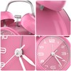 Yumyolk Classic Analogue Alarm Clock with Snooze Function, Vintage Quiet