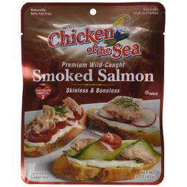 Chicken of the Sea Pacific Smoked Salmon 3oz Pouch (Pack of 6)