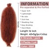 Pre Separated Springy Afro Twist Hair 16 Inch 3 Packs