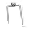Mipcase 2Pcs Barbecue Skewers Durable BBQ Needles for Chicken Easy