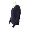 Wool blend sweater made in Japan unisex school students (L,