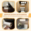 Wall Mount Stainless Steel Rack Kitchen Paper Towel Holder Under