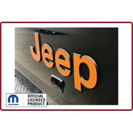 Decal Mods Rear Tailgate Jeep Flat Overlay Decal Graphic fits Jeep Gladiator/Wrangler JL/JT (2018-2024) Orange CO | SJ8Z2