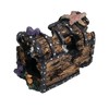 AB Tools Aquatic Aquarium Decor Deco LED Treasure Chest Fish