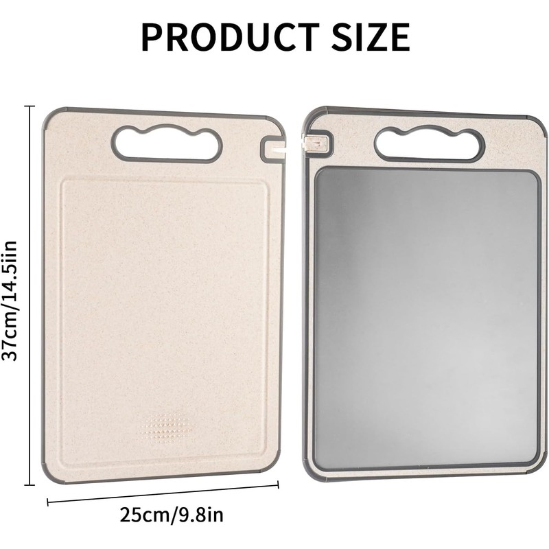 Shirokai Multi-Functional Double-Sided Cutting Board | Premium Titanium & Eco-Friendly