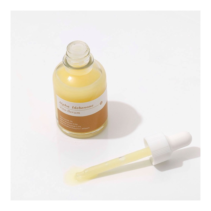 Whitening + GlowAlpha Idebenone Vitamin Ampoule 30ml / 화이트닝+광채알파 이데베논
