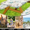 DYNH Shell Starfish Picnic Table Cover with Bench Covers,Nautical Coastal