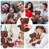 2 Pcs Bear Stuffed Animals with Voice Recorder Set, 60