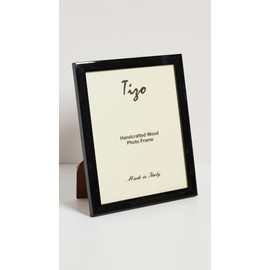 Tizo Design Women's Wood Frame 8x10, Black, One Size