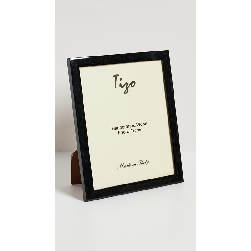 Tizo Design Women's Wood Frame 8x10, Black, One Size