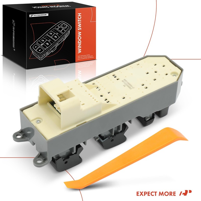 A-Premium Master Power Window Switch Compatible with Toyota Camry 2007-2017,