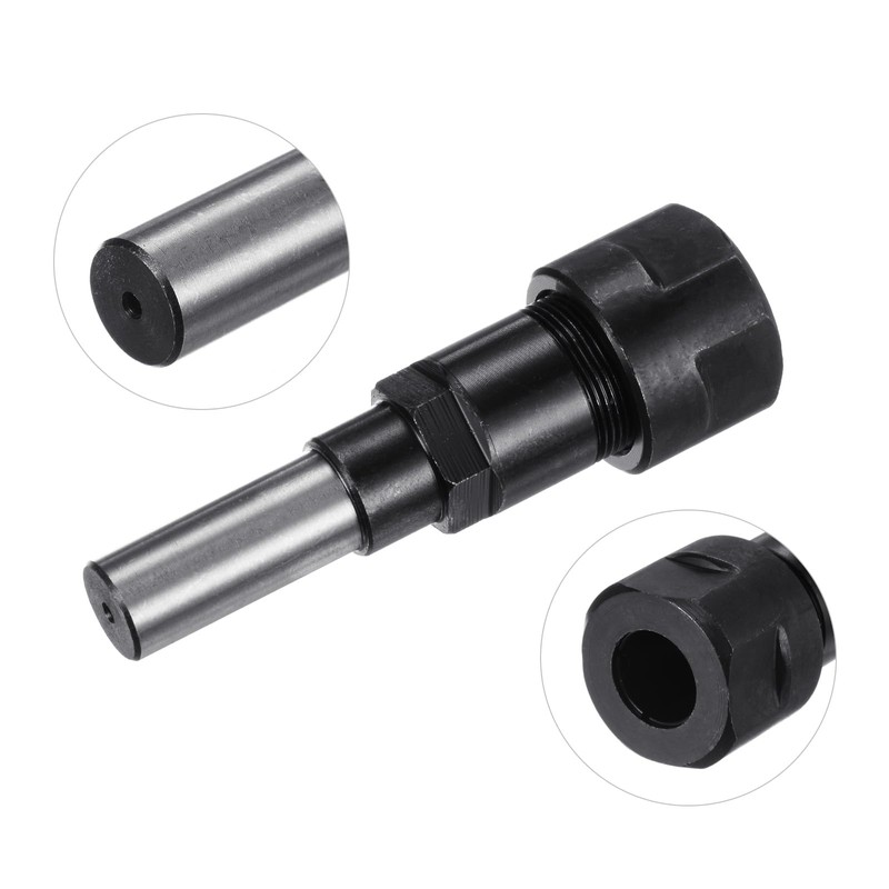 sourcing map Router Collet Extension Rod Converter Adapter 12.7mm to