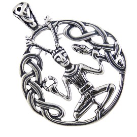 AFP AS-563 Cernunnos Celtic Jewellery Pendant 925 Sterling Silver, Sterling Silver, No Gemstone