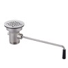iVIGA Commercial Sink Drain: 3-1/2" Sink Opening Waste Drain Valve