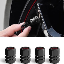 POWADDA Genuine Leather Car Key Chain Compatible with Chevy Camaro SS Cars Accessories Key Chain Ring Accessories and Tire Valve Stem Caps