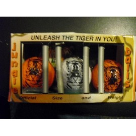 Tiger Jungle Themed Golf Balls