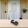 SUIOPPYUW ABS Doorbell Push Button Replacement For Convenient Installation Black