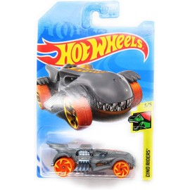 Hot Wheels 2019 Dino Riders T-Rextroyer (Tyrannosaurus Rex Car) 89/250, Gray