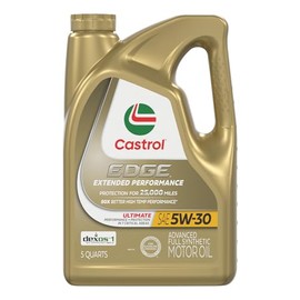 Castrol 1597B1 Edge Extended Performance 5W-30 Aceite de Motor sintético Completo, 5 Cuartos de galón