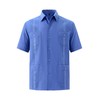 MAXJON Mens Short Sleeve Button Down Guayabera Shirts for Men