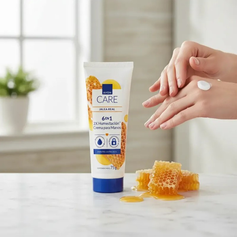 Avon Care Crema Para Manos Jalea Real 75g