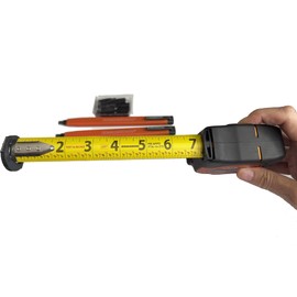 Swanson Tool Co SVGL25M1/CP216 Value Pack featuring a 25 Foot Gripline Tape Measure and 2 Mechanical Pencils with Black Graphite Replacement Tips