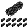 sourcing map 10 Metres/10.94 Yard Plastic Blind Bead Chain with